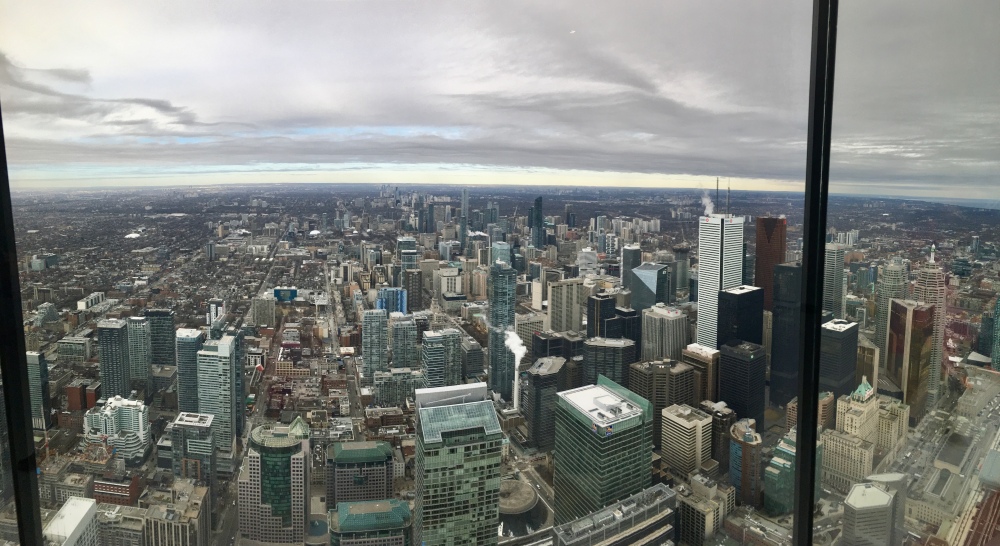 Views from the CN tower
